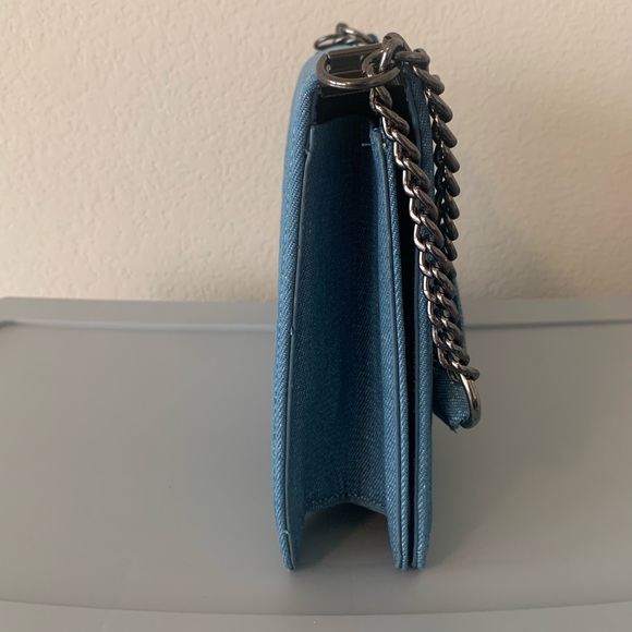 Light Denim Messenger Purse - Picture 3 of 6